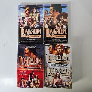 Longarm 4 Book Lot of Westerns